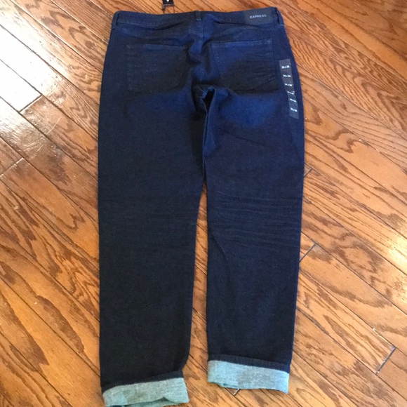 NWT Men’s 34/34 Express Luxe Athletic Slim Jeans - Picture 4 of 8